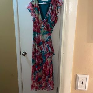 Floral Wrap Dress